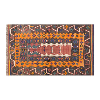 Vintage Turkish Rug, 119 x 197 cm, 3.10 x 6.5 ft