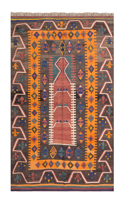 Vintage Turkish Rug, 119 x 197 cm, 3.10 x 6.5 ft