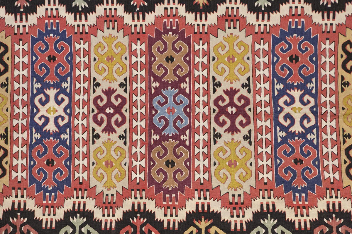 Vintage Turkish Rug, 119 x 205 cm, 3.10 x 6.8 ft