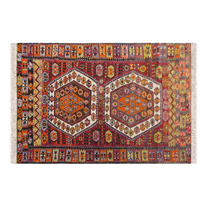 Vintage Turkish Rug, 120 x 167 cm, 3.11 x 5.5 ft