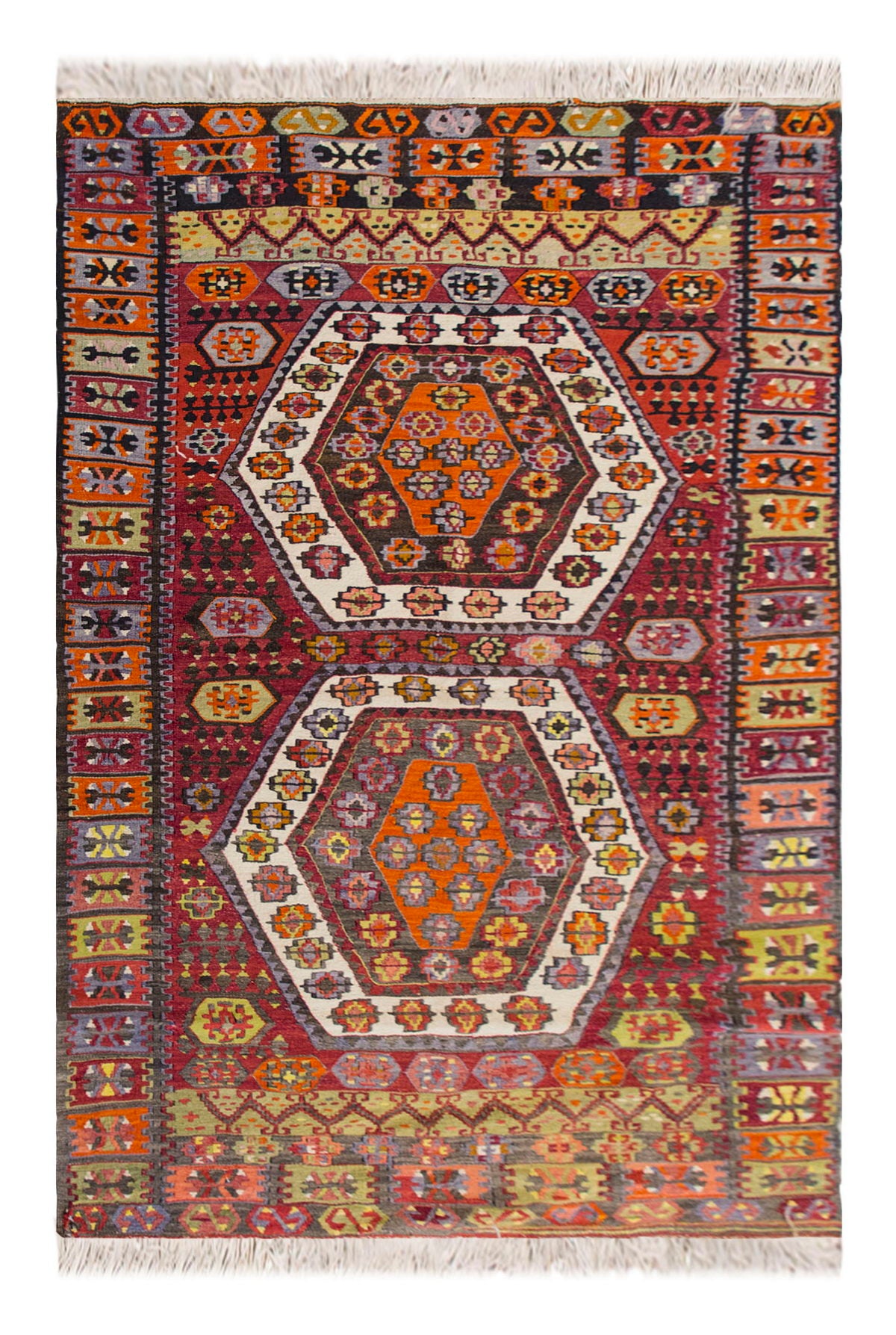 Vintage Turkish Rug, 120 x 167 cm, 3.11 x 5.5 ft