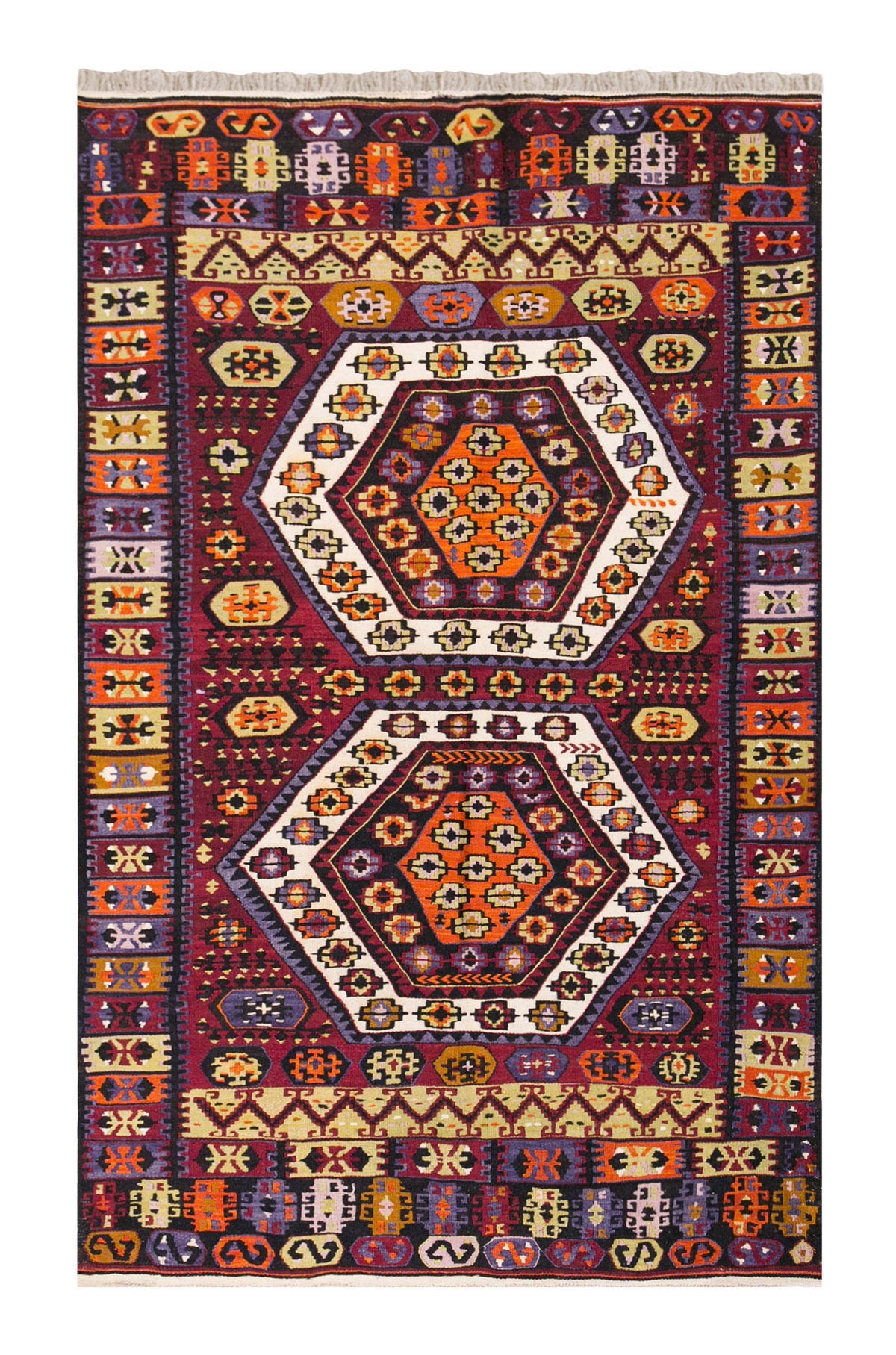 Vintage Turkish Rug, 120 x 182 cm, 3.11 x 5.11 ft