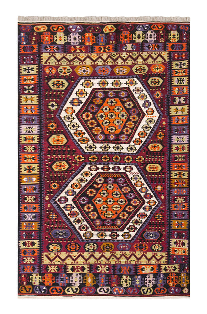 Vintage Turkish Rug, 120 x 182 cm, 3.11 x 5.11 ft