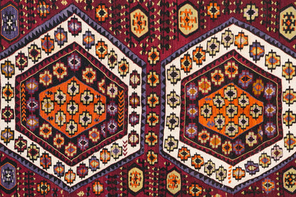 Vintage Turkish Rug, 120 x 182 cm, 3.11 x 5.11 ft