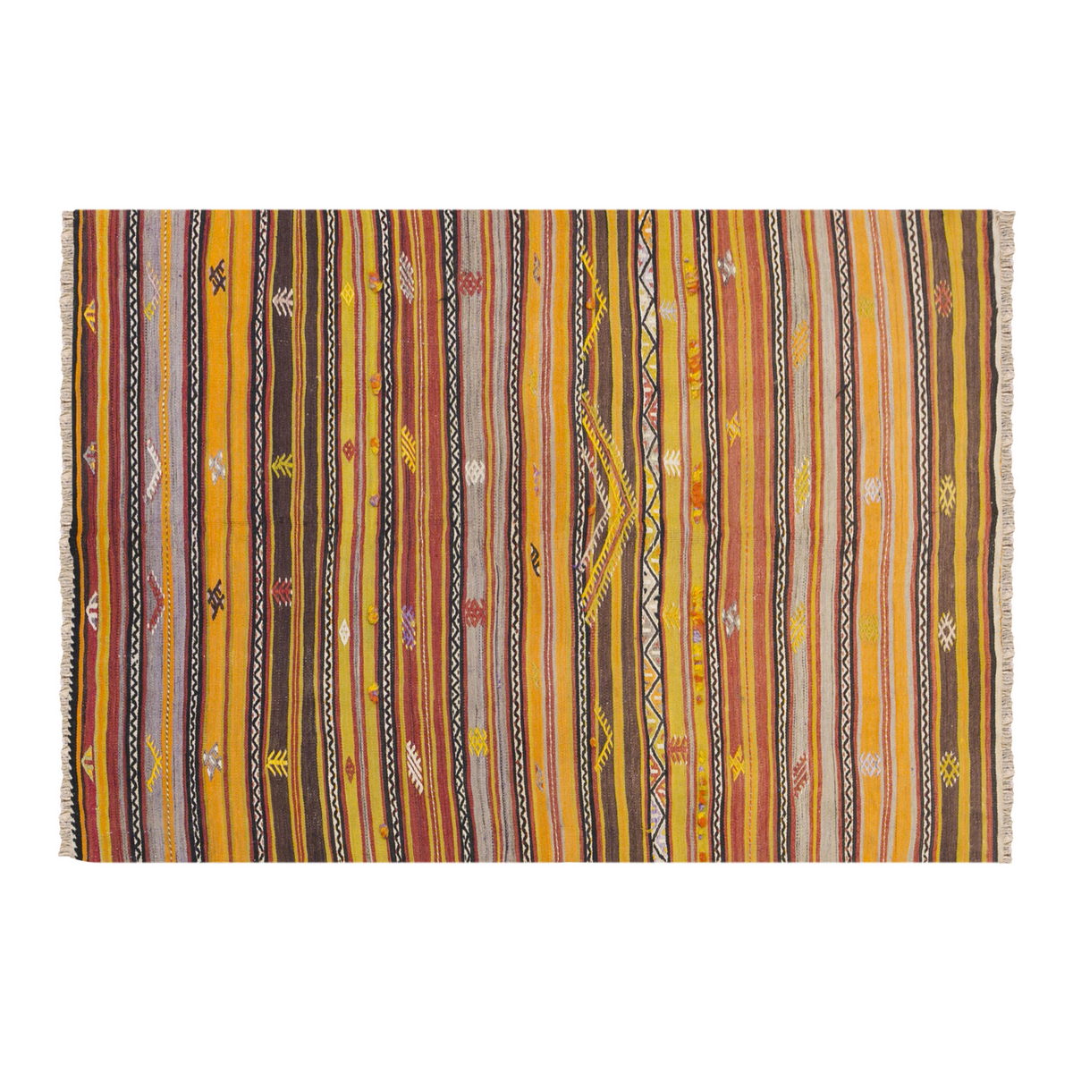 Vintage Turkish Rug, 120 x 195 cm, 3.11 x 6.4 ft