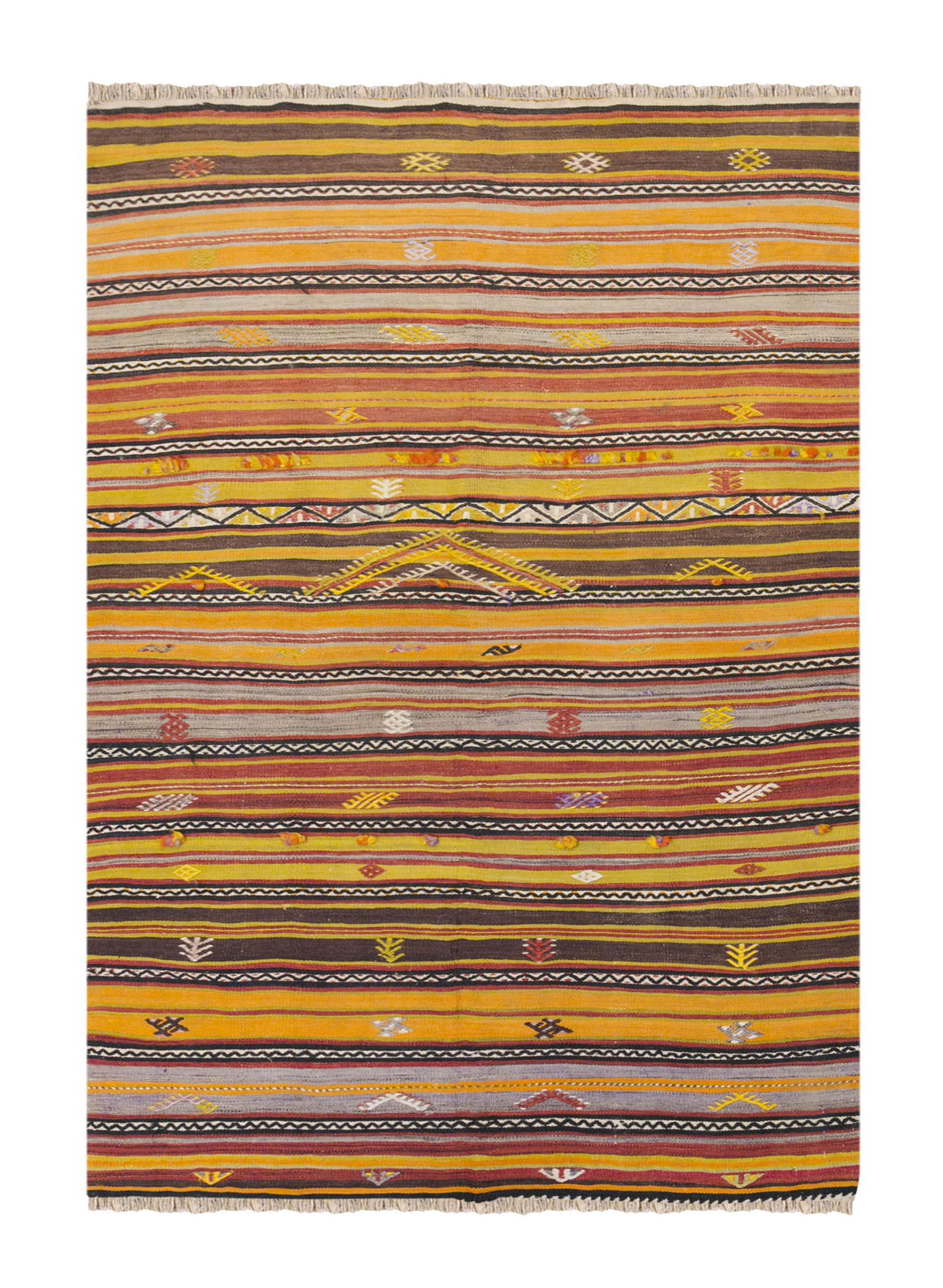 Vintage Turkish Rug, 120 x 195 cm, 3.11 x 6.4 ft
