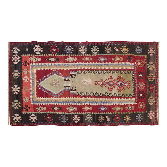 Vintage Turkish Rug, 120 x 204 cm, 3.11 x 6.8 ft