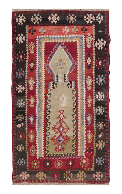 Vintage Turkish Rug, 120 x 204 cm, 3.11 x 6.8 ft