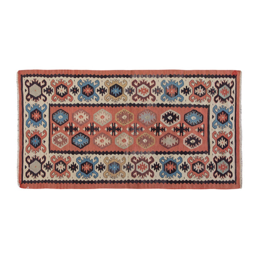 Vintage Turkish Rug, 120 x 62 cm, 3.11 x 2 ft