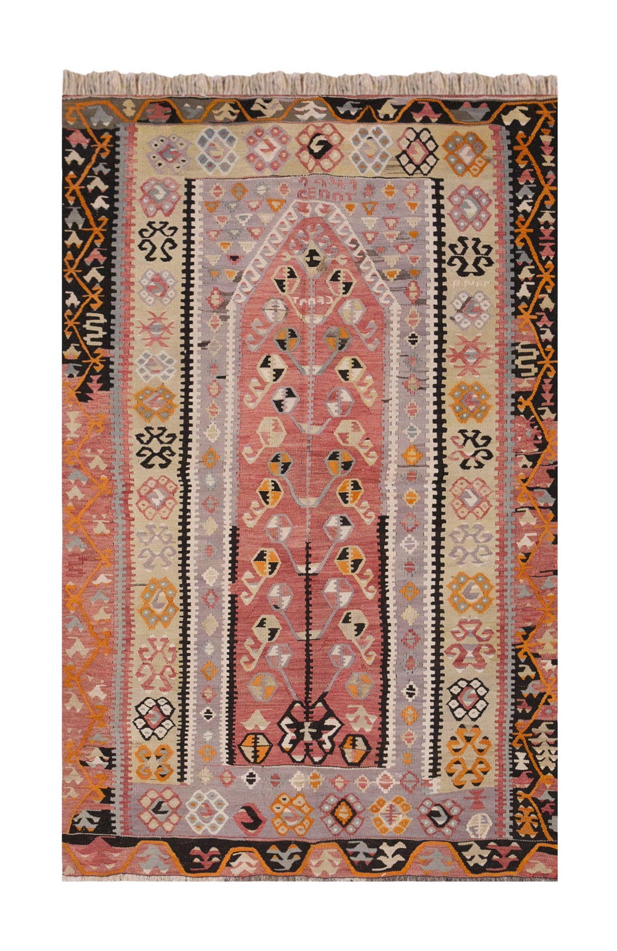 Vintage Turkish Rug, 121 x 170 cm, 3.11 x 5.6 ft