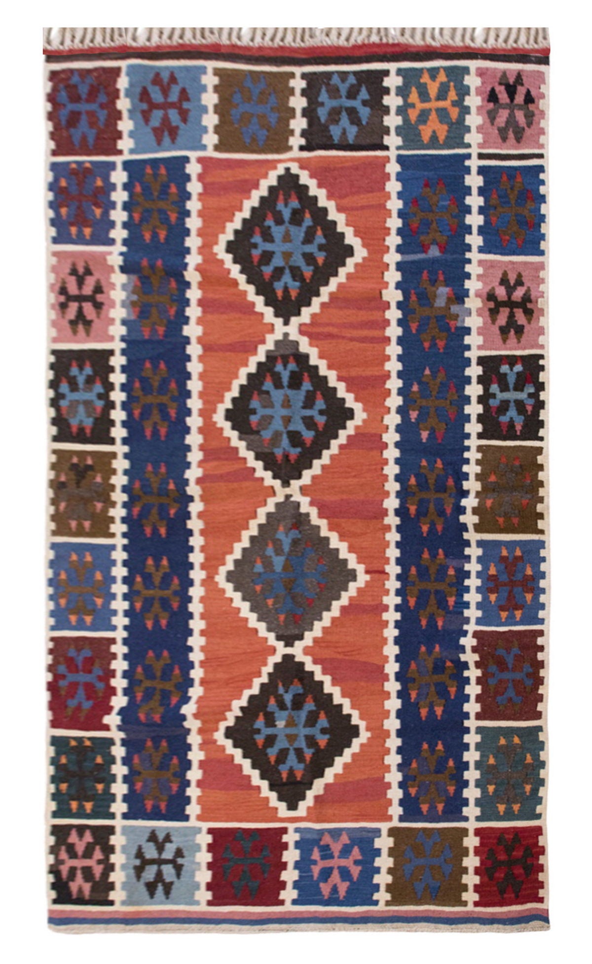 Vintage Turkish Rug, 121 x 181 cm, 3.11 x 5.11 ft
