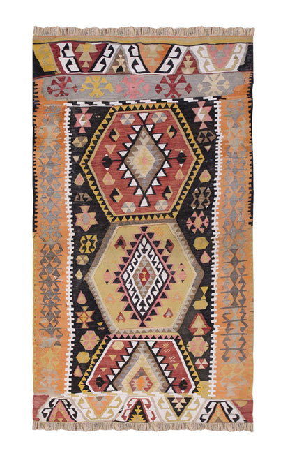 Vintage Turkish Rug, 121 x 204 cm, 3.11 x 6.8 ft