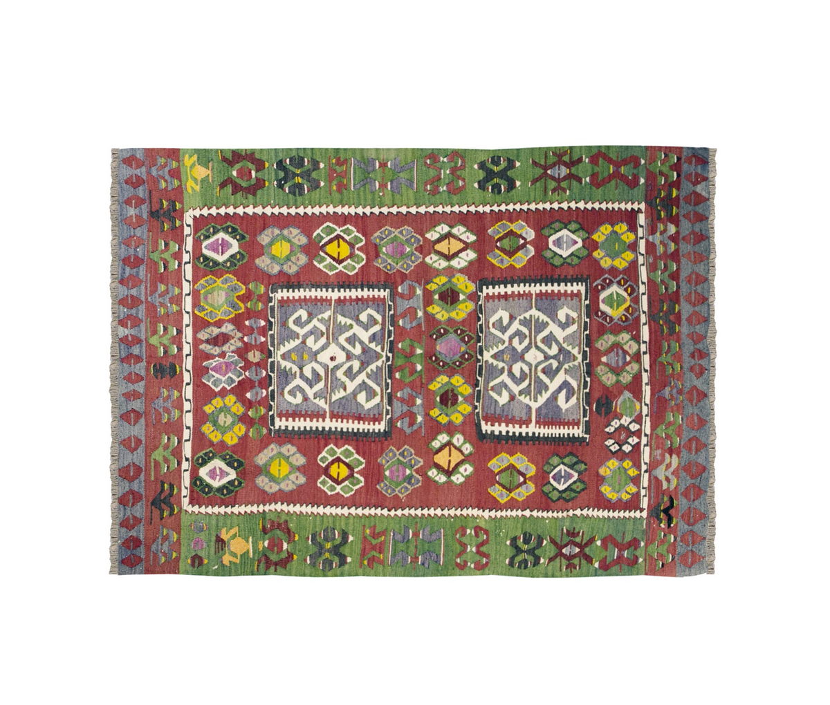 Vintage Turkish Rug, 122 x 167 cm, 4 x 5.5 ft