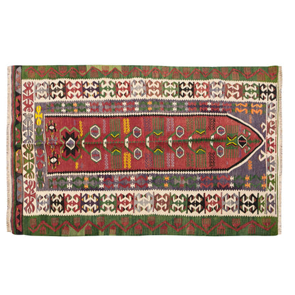 Vintage Turkish Rug, 122 x 190 cm, 4 x 6.2 ft