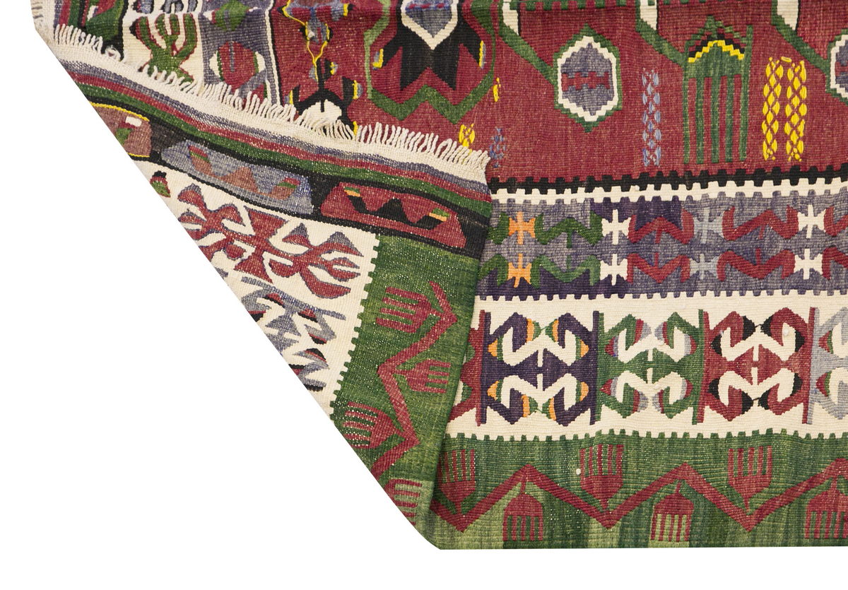 Vintage Turkish Rug, 122 x 190 cm, 4 x 6.2 ft