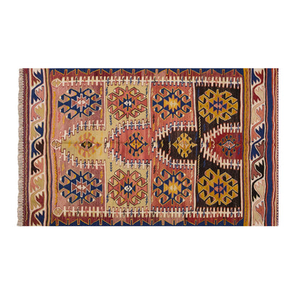 Vintage Turkish Rug, 122 x 194 cm, 4 x 6.4 ft