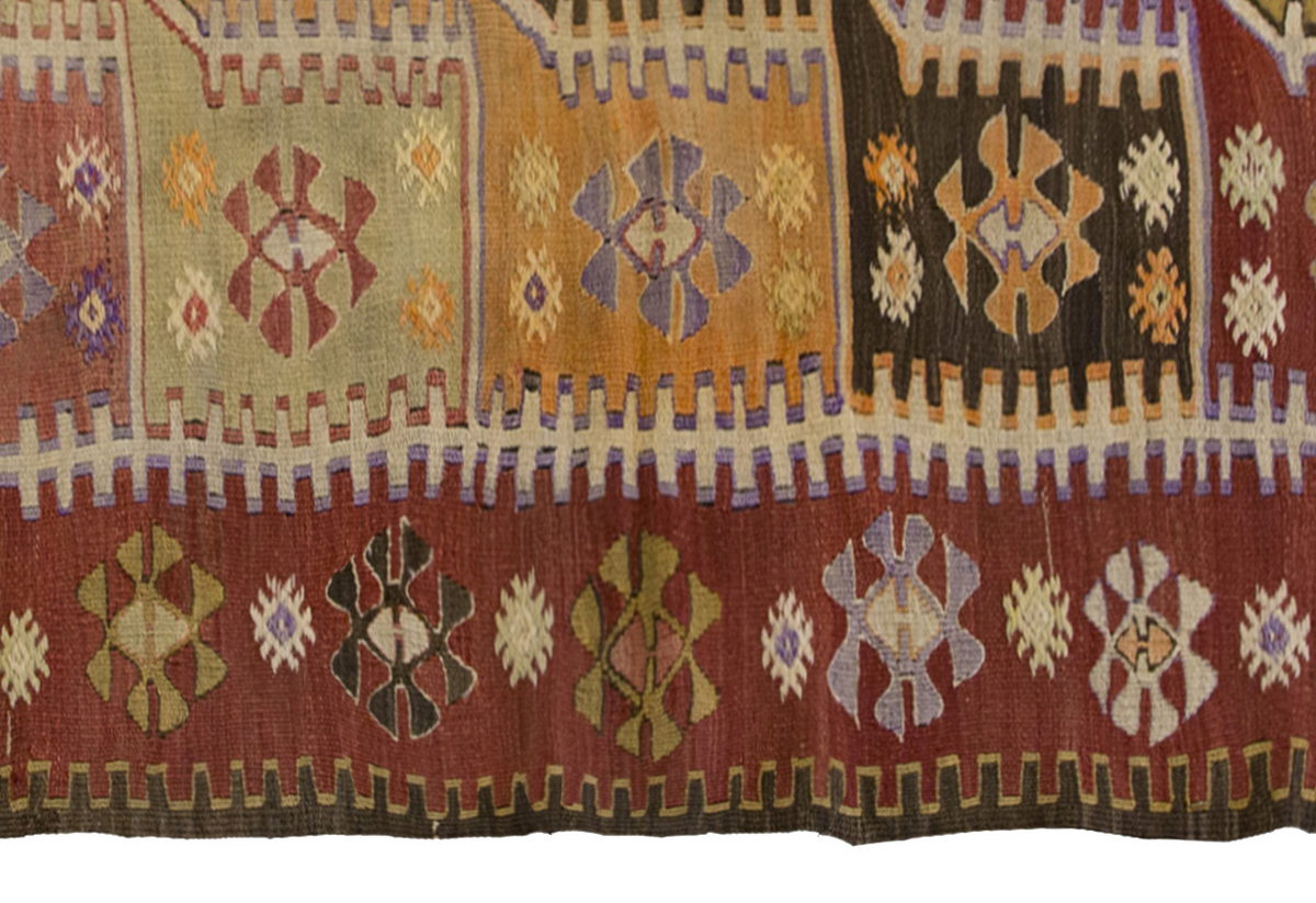Vintage Turkish Rug, 124 x 184 cm, 4 x 6 ft