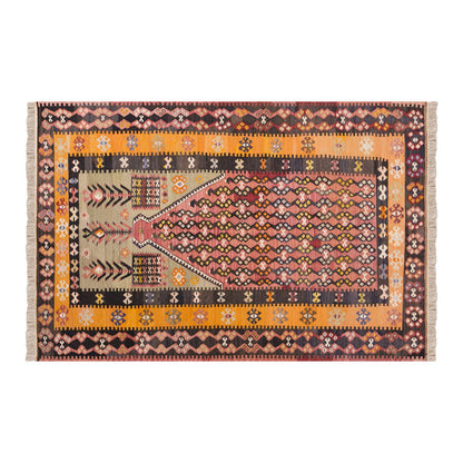Vintage Turkish Rug, 128 x 182 cm, 4.2 x 5.11 ft