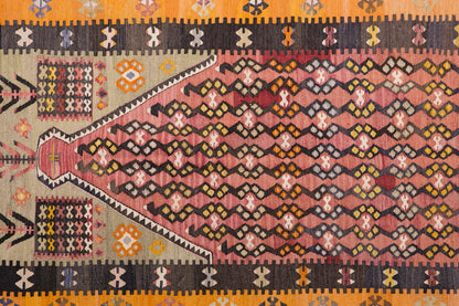 Vintage Turkish Rug, 128 x 182 cm, 4.2 x 5.11 ft