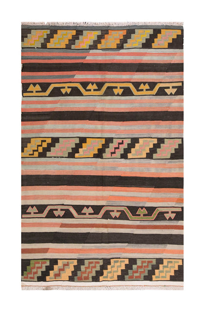 Vintage Turkish Rug, 128 x 198 cm, 4.2 x 6.5 ft