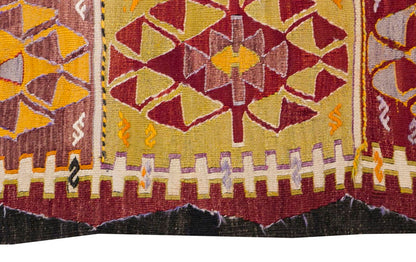 Vintage Turkish Rug, 129 x 214 cm, 4.2 x 7 ft