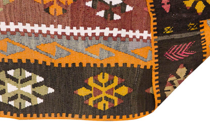 Vintage Turkish Rug, 129 x 230 cm, 4.2 x 7.6 ft