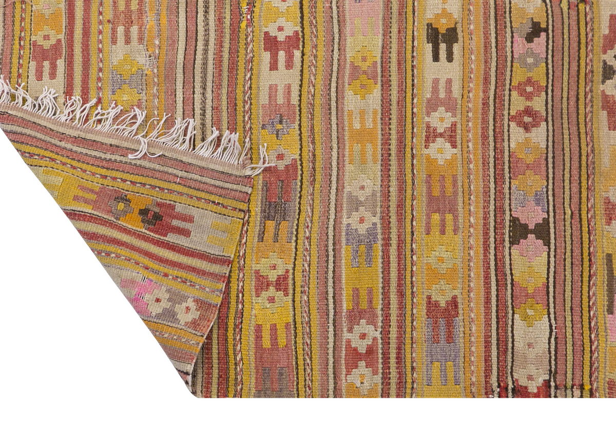 Vintage Turkish Rug, 130 x 143 cm, 4.3 x 4.8 ft