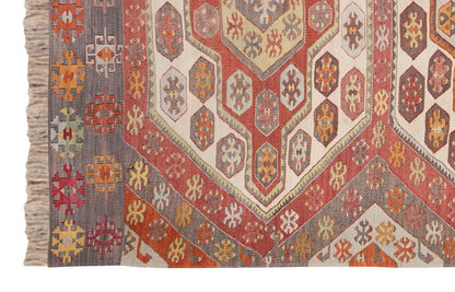 Vintage Turkish Rug, 130 x 152 cm, 4.3 x 4.11 ft