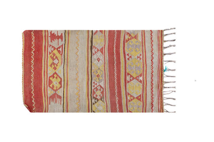 Vintage Turkish Rug, 130 x 85 cm 4.3 x 2.9 ft