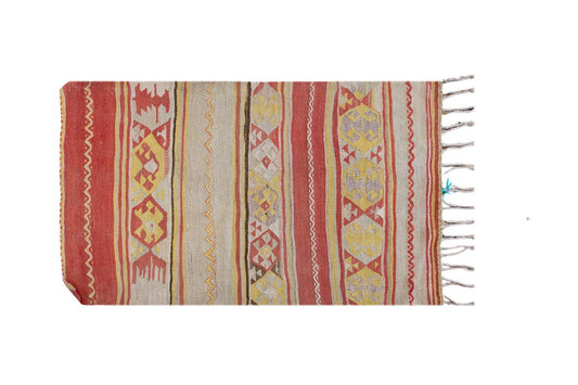 Vintage Turkish Rug, 130 x 85 cm 4.3 x 2.9 ft