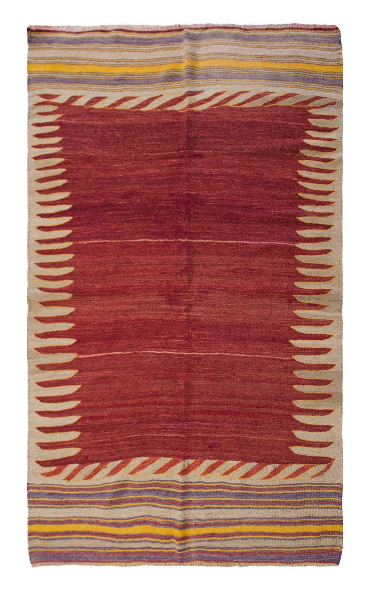 Vintage Turkish Rug, 132 x 198 cm, 4.3 x 6.5 ft