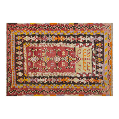 Vintage Turkish Rug, 134 x 183 cm, 4.4 x 6 ft