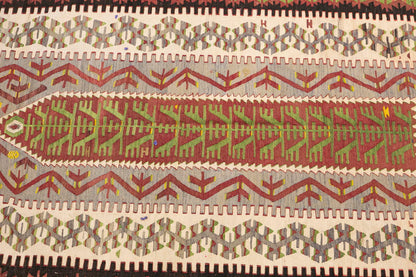 Vintage Turkish Rug, 134 x 200 cm, 4.4 x 6.6 f