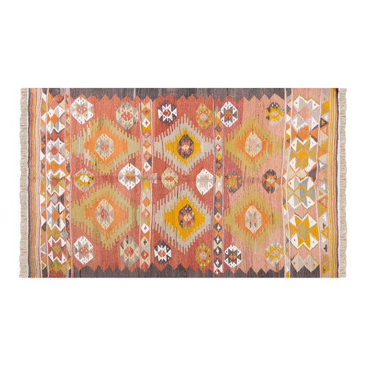 Vintage Turkish Rug, 134 x 222 cm, 4.4 x 7.3 ft
