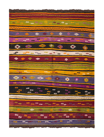 Vintage Turkish Rug, 136 x 182 cm, 4.5 x 5.11 ft