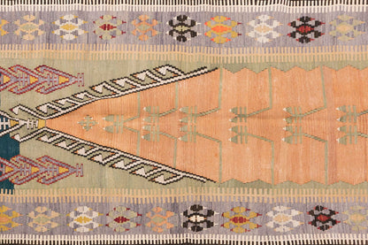 Vintage Turkish Rug, 136 x 239 cm, 4.5 x 7.10 ft