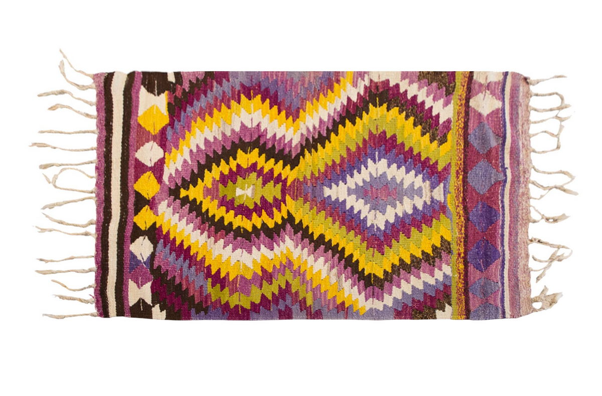 Vintage Turkish Rug, 137 x 92 cm, 4.5 x 3 ft
