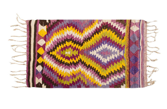 Vintage Turkish Rug, 137 x 92 cm, 4.5 x 3 ft