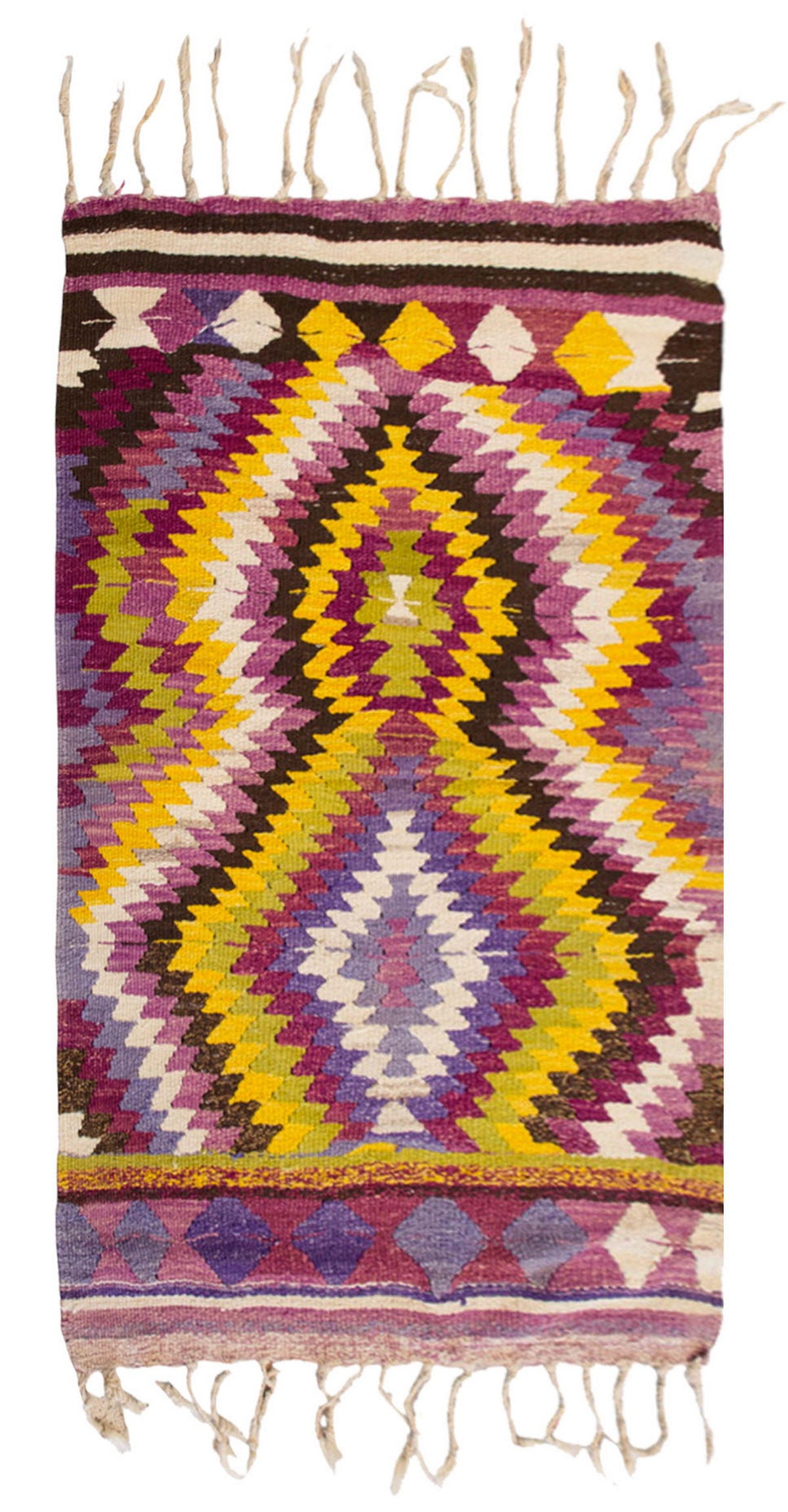 Vintage Turkish Rug, 137 x 92 cm, 4.5 x 3 ft