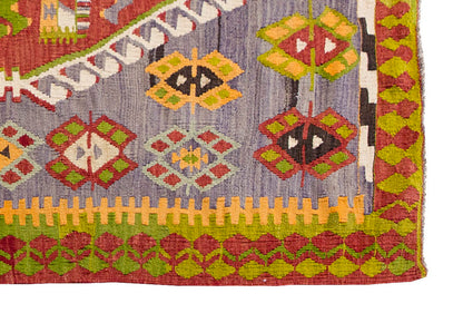 Vintage Turkish Rug, 140 x 113 cm, 4.7 x 3.8 ft