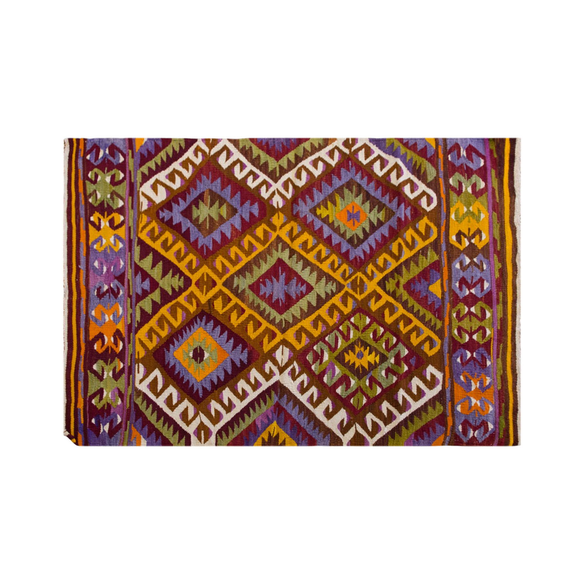 Vintage Turkish Rug, 140 x 98 cm, 4.7 x 3.2 ft