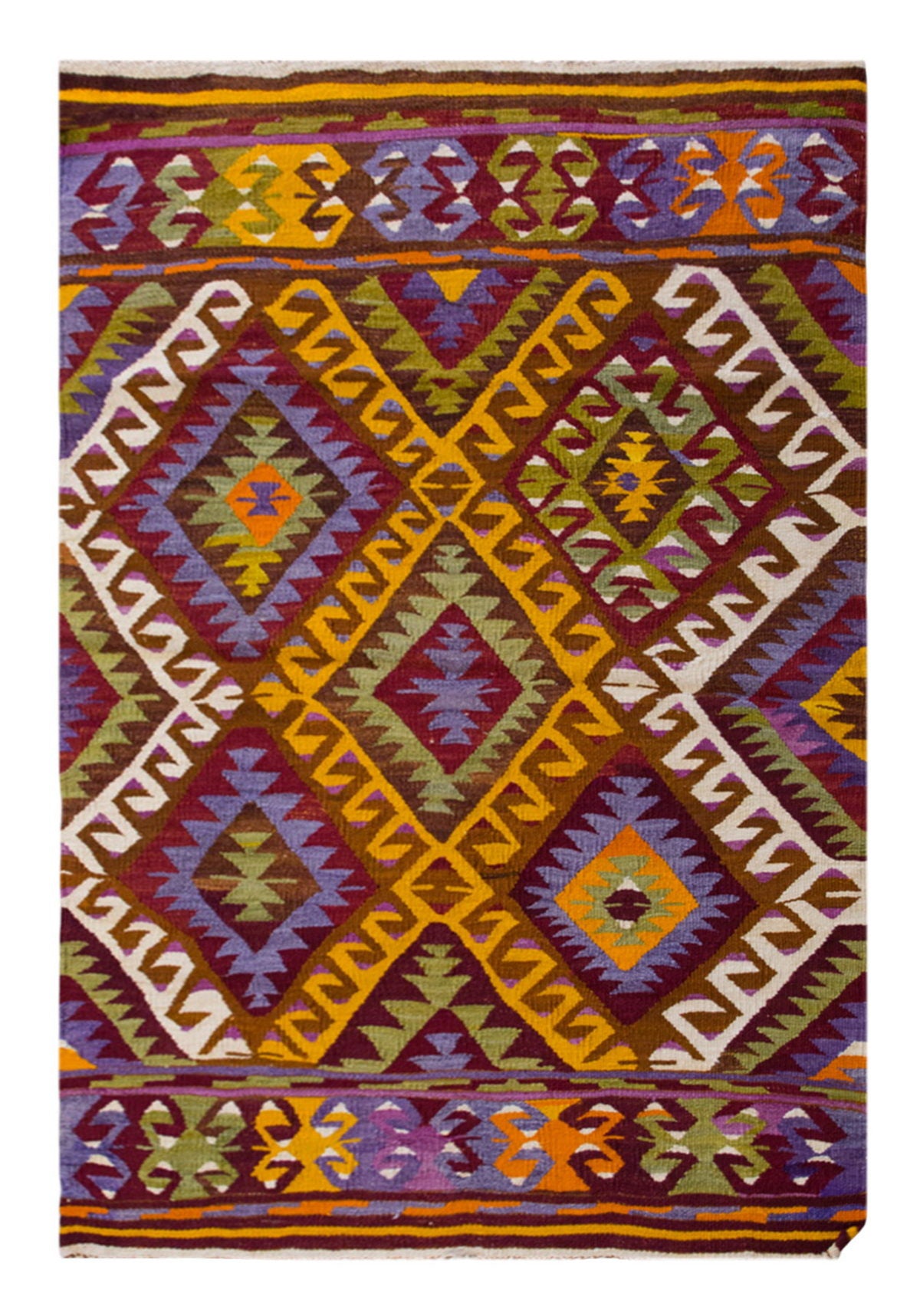 Vintage Turkish Rug, 140 x 98 cm, 4.7 x 3.2 ft