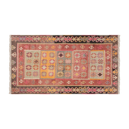 Vintage Turkish Rug, 141 x 241 cm 4.7 x 7.10 ft