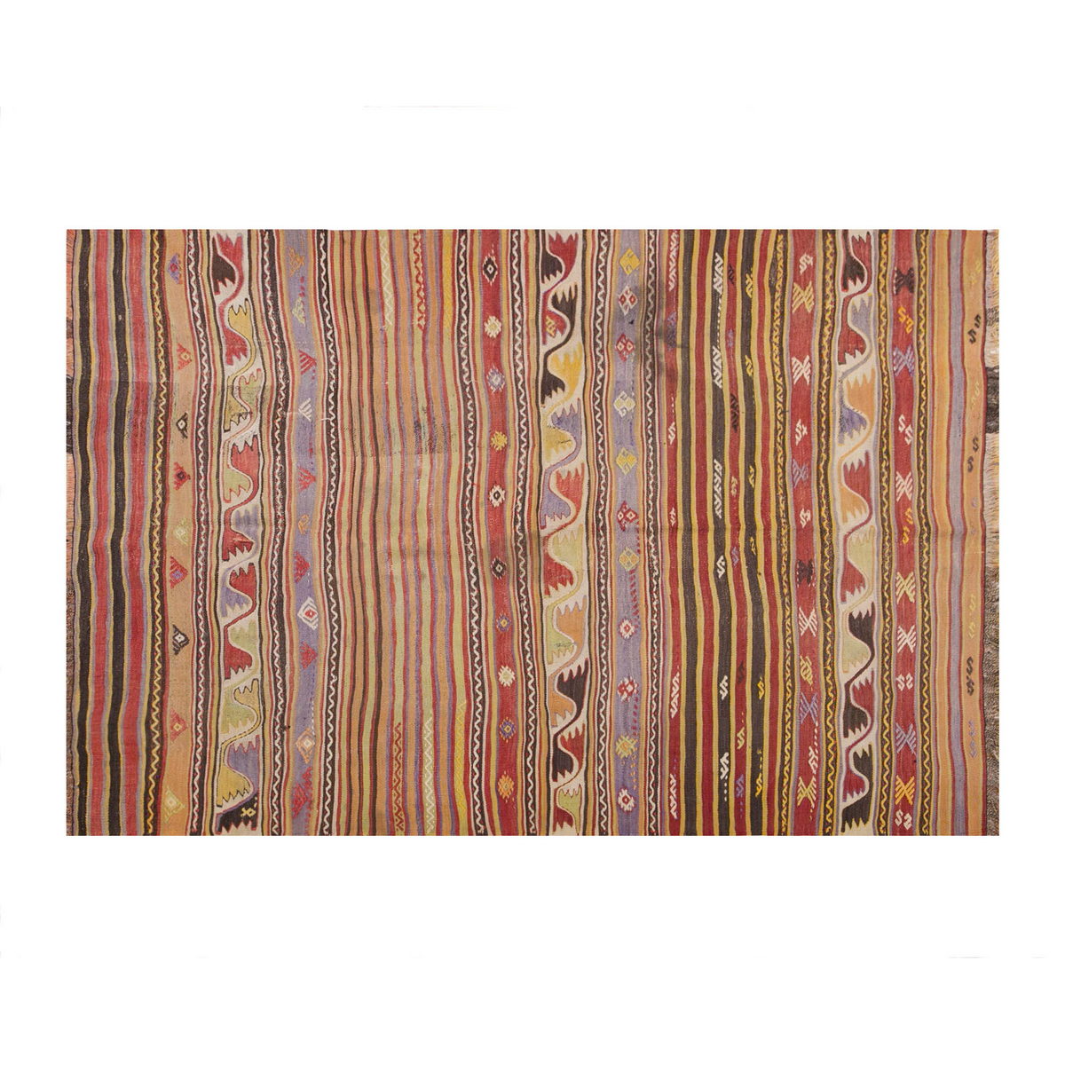 Vintage Turkish Rug, 144 x 180 cm, 4.8 x 5.10 ft