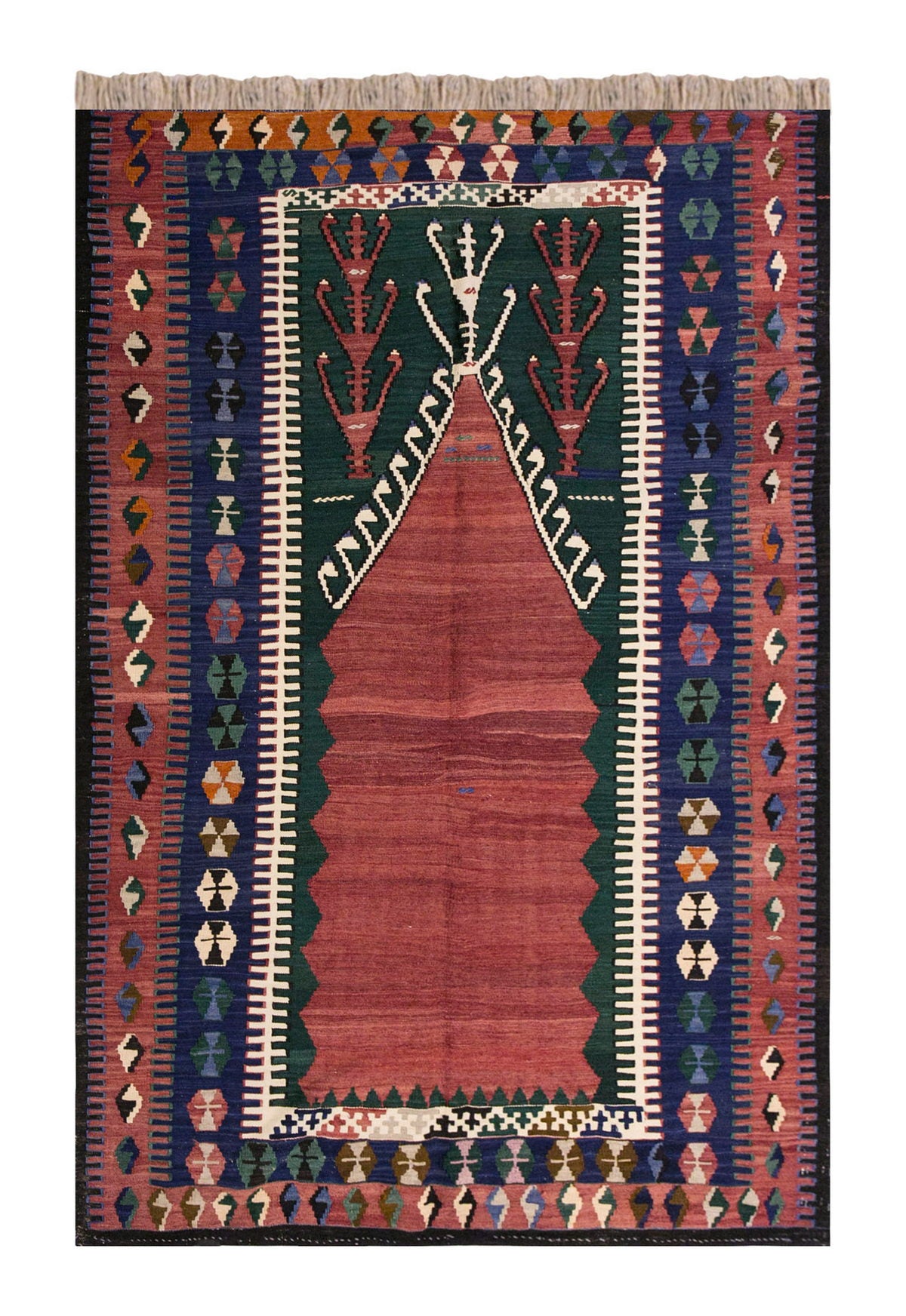 Vintage Turkish Rug, 144 x 190 cm, 4.8 x 6.2 ft