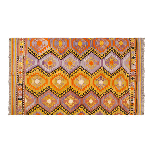 Vintage Turkish Rug, 144 x 265 cm, 4.8 x 8.8 ft