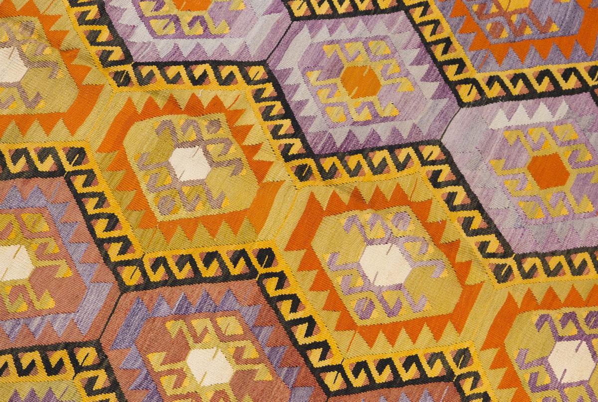 Vintage Turkish Rug, 144 x 265 cm, 4.8 x 8.8 ft