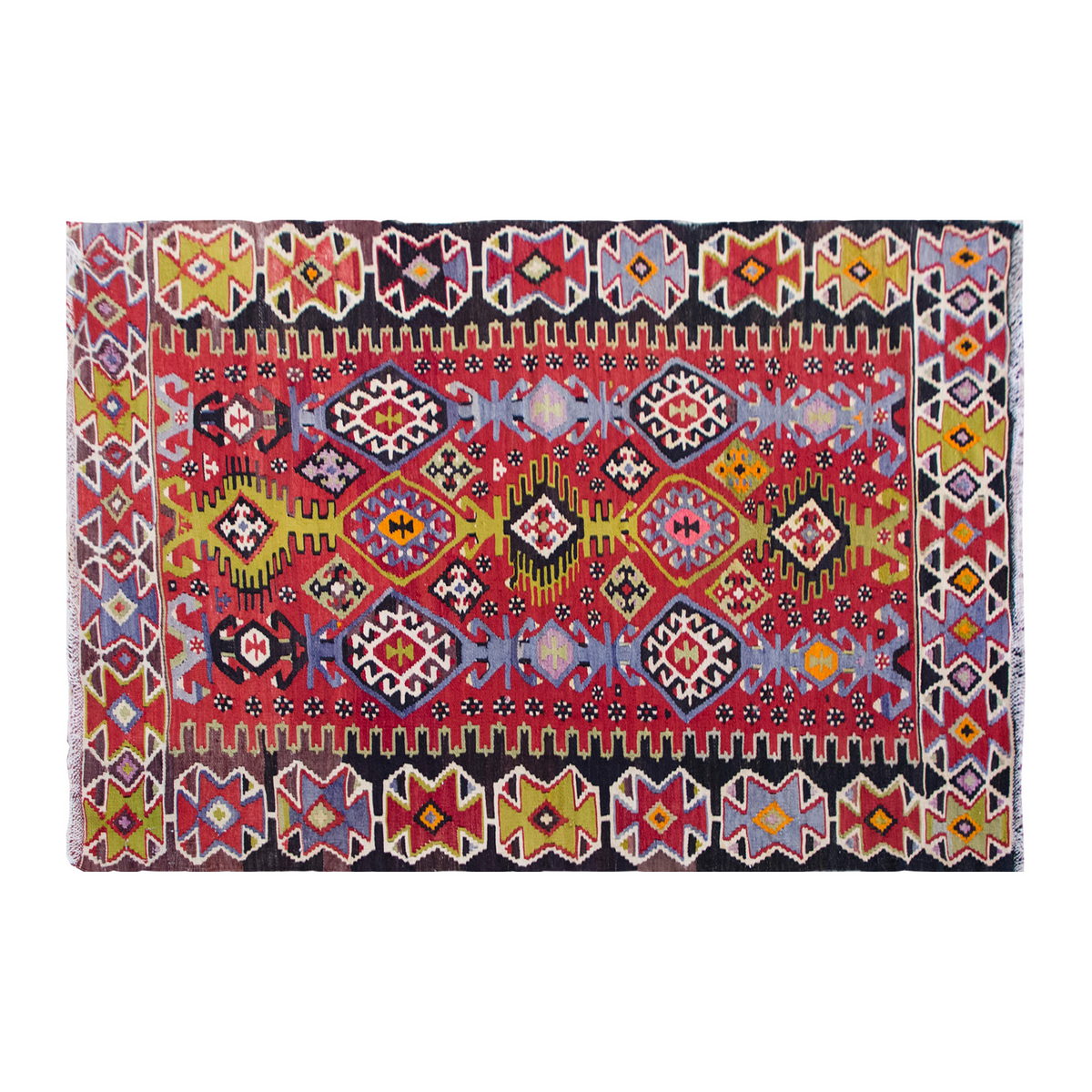 Vintage Turkish Rug, 145 x 83 cm, 4.9 x 2.8 ft
