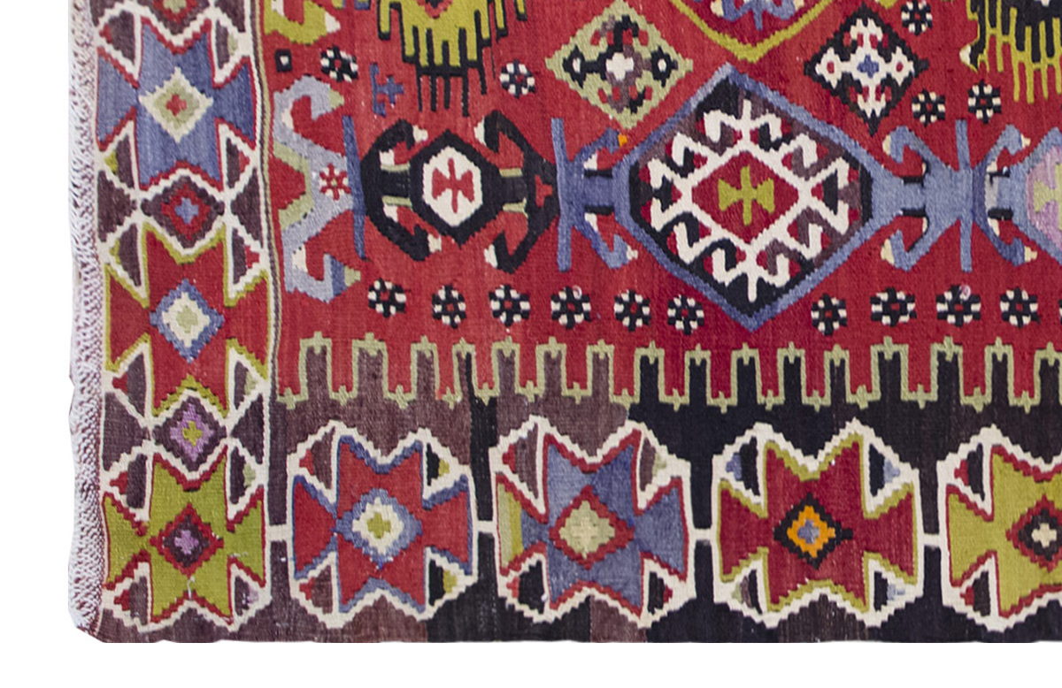Vintage Turkish Rug, 145 x 83 cm, 4.9 x 2.8 ft