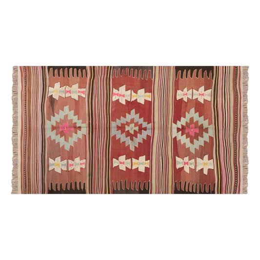 Vintage Turkish Rug, 146 x 261 cm, 4.9 x 8.6 ft